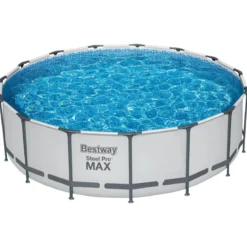 Bestway Frame Pool Komplett-Set Steel Pro MAX™, mit Filterpumpe, Ø 457 x 122 cm - B-Ware sehr gut
