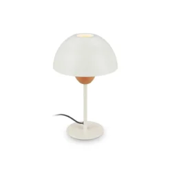Briloner Tischleuchte GRYDE, 1-flammig, warm grey/coffee - B-Ware neuwertig