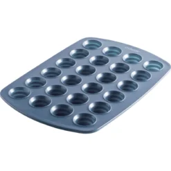 COOX Silikon-Muffinform 24er, ca. Ø 3,5cm (Blaugrau) - B-Ware sehr gut
