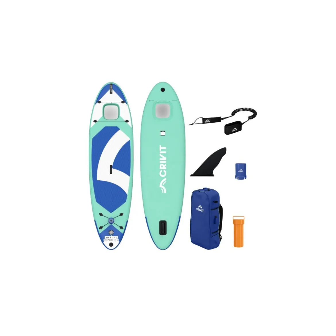 CRIVIT Allround SUP Aquaview, aufblasbar - B-Ware