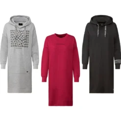 crivit by Jette Sport Damen Sweatkleid mit Baumwolle - B-Ware
