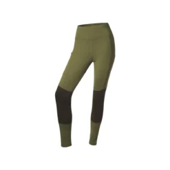 CRIVIT Damen-Thermo-Funktionstights, weitenverstellbarer Bund, XS, grün - B-Ware neuwertig