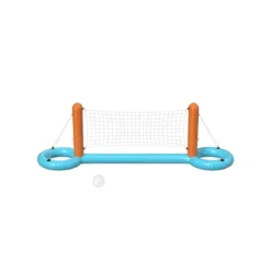 CRIVIT Pool-Volleyballnetz / Pool-Tor-und-Korb-Set, aufblasbar - B-Ware