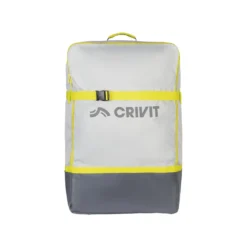 CRIVIT Rucksack für ein aufblasbares Kajak, grau/gelb - B-Ware gut