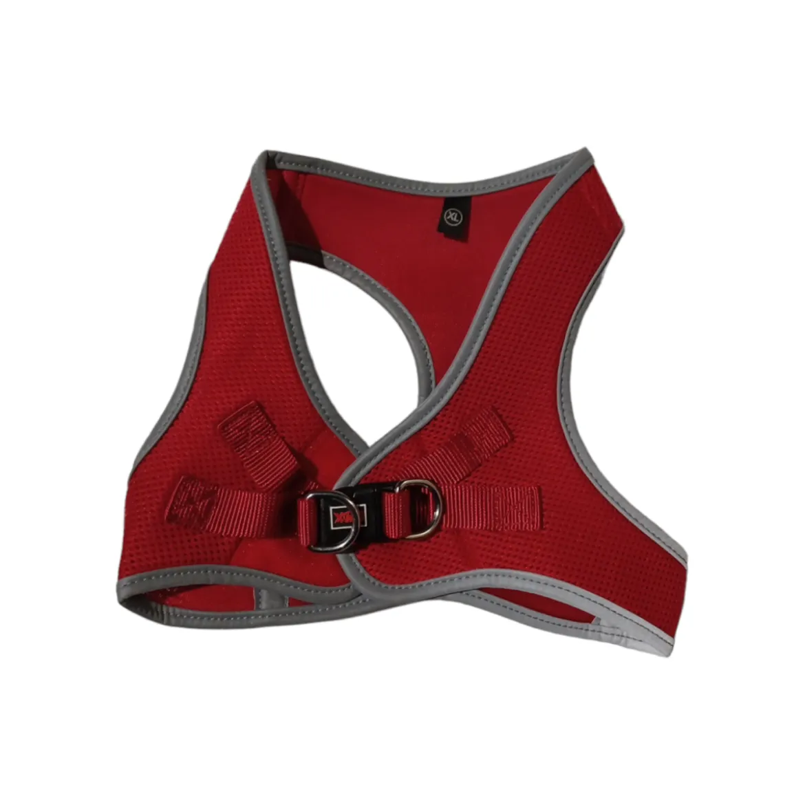 DDOXX Brustgeschirr Air Mesh, XL, rot - B-Ware gut