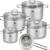 Elo Topfset Jaspis, aus Edelstahl, 5-teilig - B-Ware neuwertig