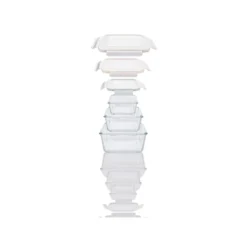 ERNESTO® Glas-Frischhaltedosen, 3-teilig - B-Ware