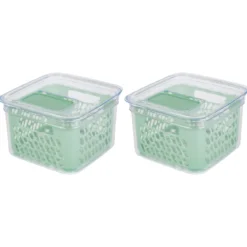 ERNESTO® Kühlschrankaufbewahrung Frischebox, mit Frischeventil - B-Ware