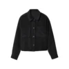 esmara® Cord-Overshirt, für Damen, S, schwarz - B-Ware neuwertig