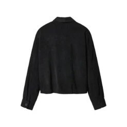 esmara® Cord-Overshirt, für Damen, S, schwarz - B-Ware neuwertig