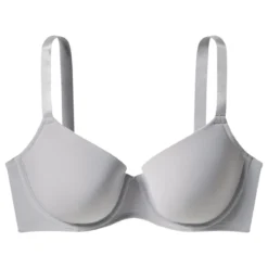 ESMARA Damen Bügel-BHs, 2 Stück, 110D, marineblau/grau - B-Ware neuwertig
