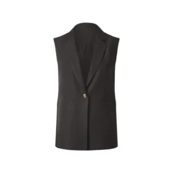 esmara® Damen-Blazer, ärmellos, 38, schwarz - B-Ware sehr gut