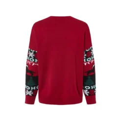 esmara® Damen Cardigan mit weihnachtlichen Motiven (rot, XS(32/34)) - B-Ware neuwertig