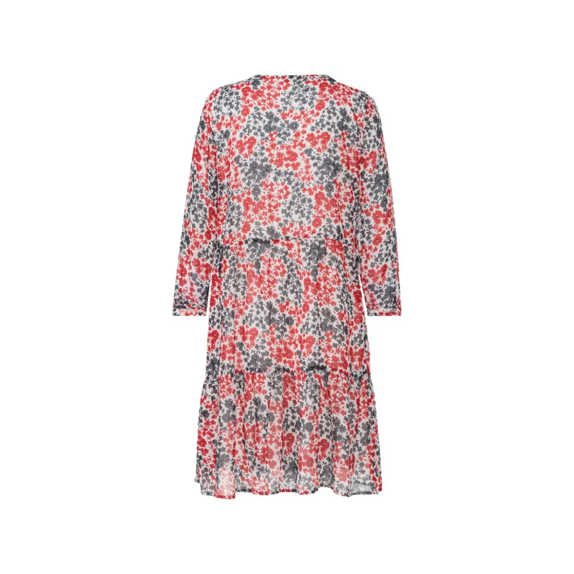 esmara® Damen Chiffonkleid, mit Rüschenbesatz - B-Ware