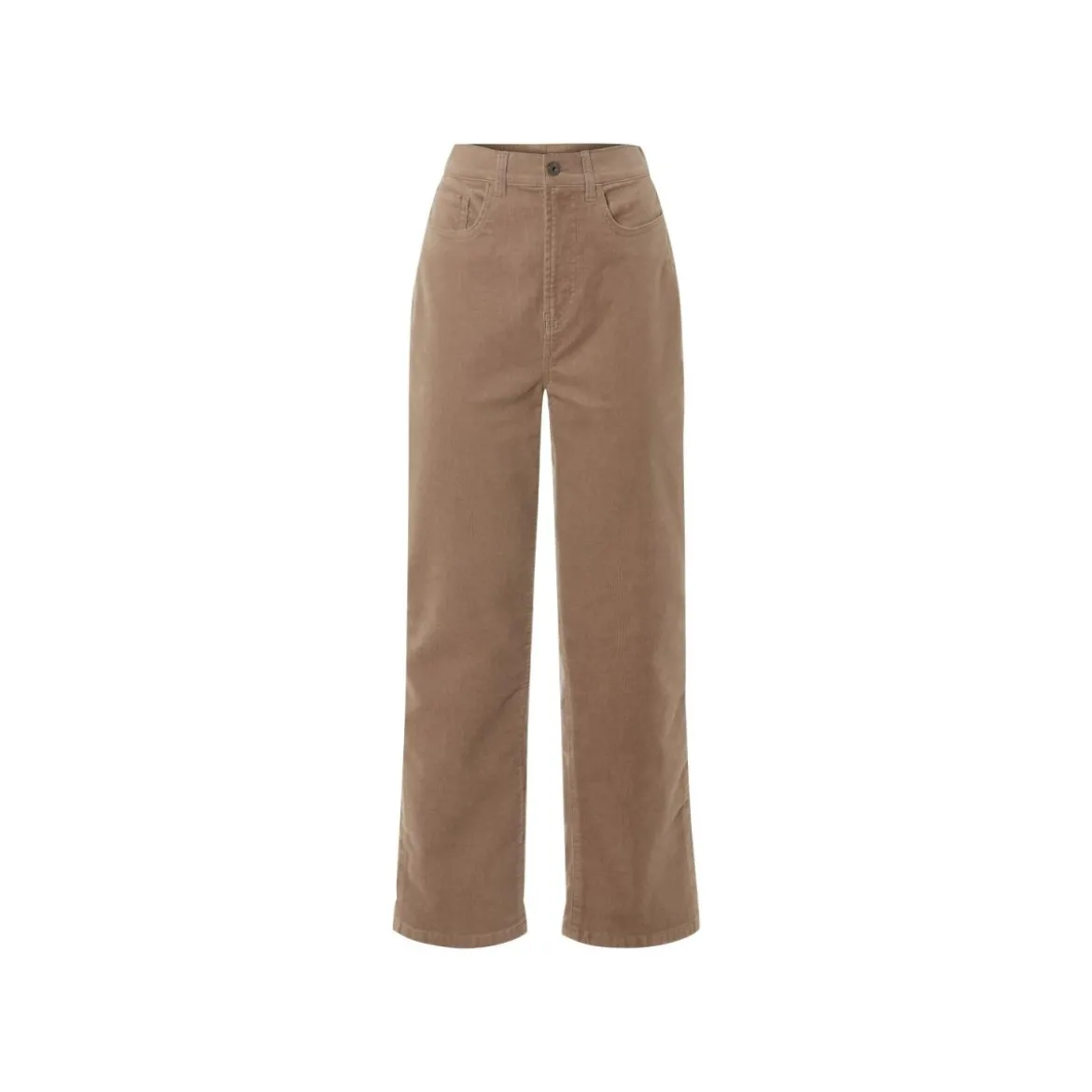 esmara® Damen Cordhose, weit und gerade geschnitten - B-Ware