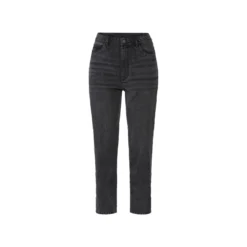 esmara® Damen Jeans, Mom Fit, hohe Leibhöhe (Schwarz, 40) - B-Ware neuwertig