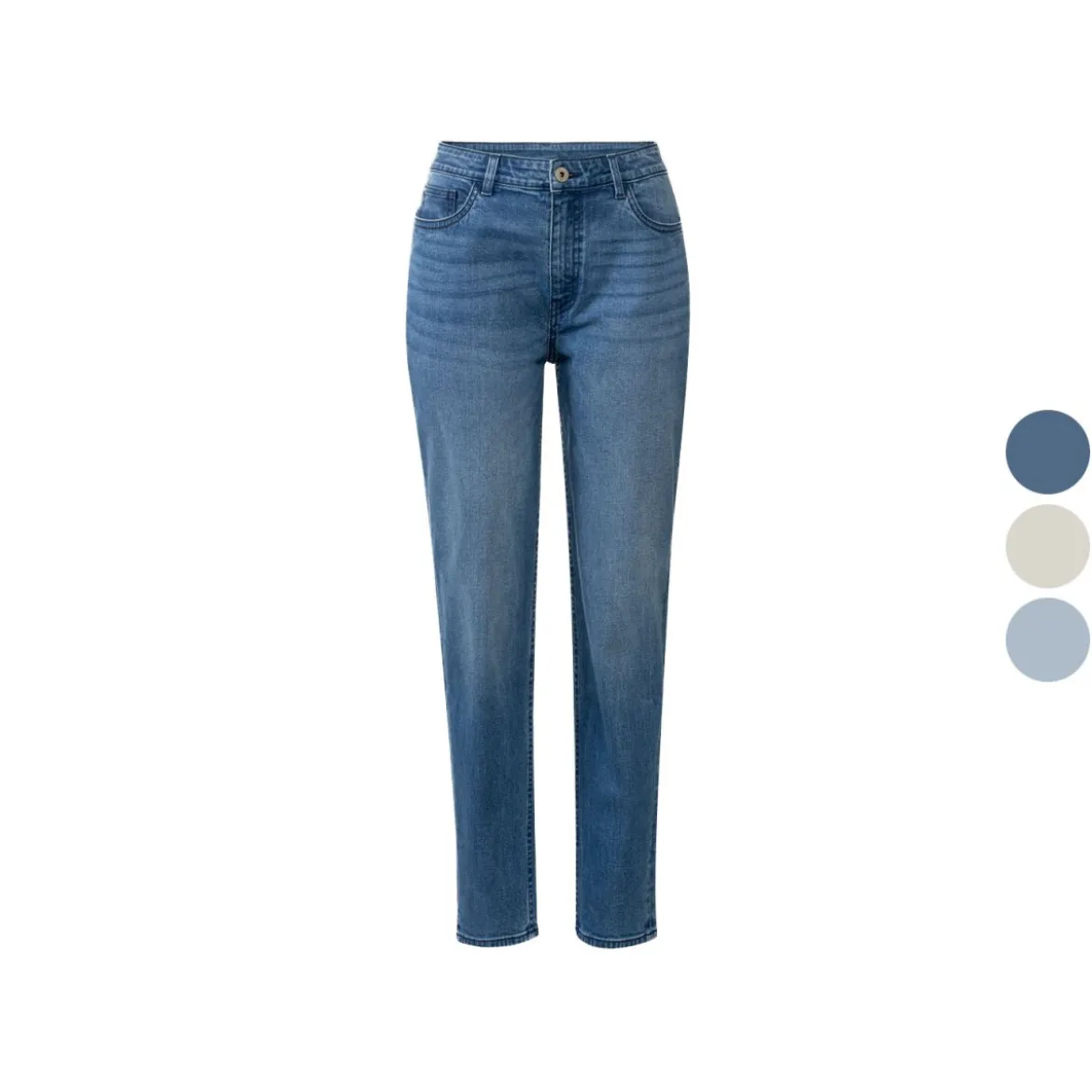 esmara Damen Jeans, Mom Fit, mit hohem Baumwollanteil - B-Ware