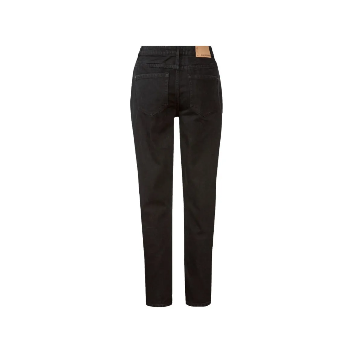 esmara® Damen Jeans, Mom Fit, reine Baumwolle (schwarz, 34) - B-Ware neuwertig