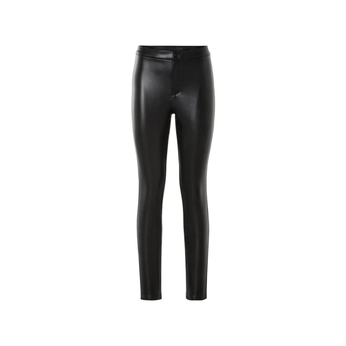 esmara® Damen Jeggings, in Lederoptik (schwarz, 38) - B-Ware neuwertig