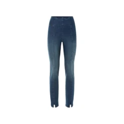 esmara® Damen-Jeggings, Slim Fit, hohe Leibhöhe, S, blau - B-Ware neuwertig