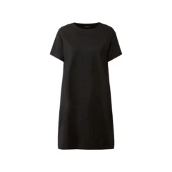 esmara® Damen Kleid mit Rundhalsausschnitt (schwarz, XS (32/34)) - B-Ware neuwertig
