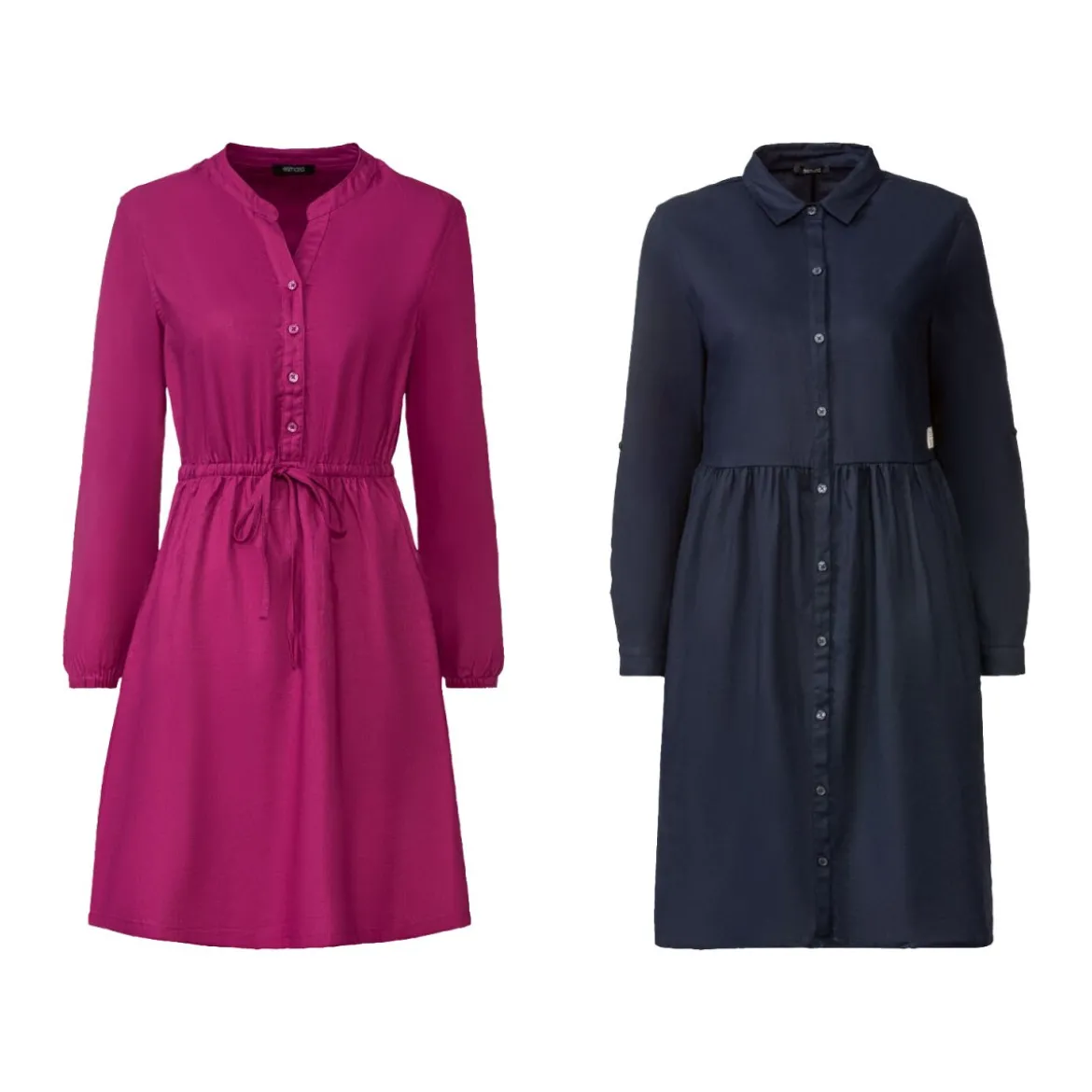 esmara® Damen Kleid, tailliert geschnitten, mit modischem Patch - B-Ware