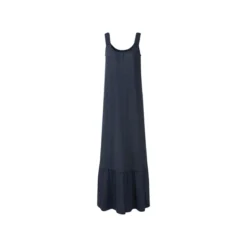 esmara® Damen Maxikeid mit Rundhalsausschnitt (navy, XS(32/34)) - B-Ware neuwertig