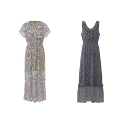 esmara Damen Maxikleid, mit klassischem Paisley-Muster - B-Ware