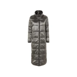 esmara® Damen Maxi-Steppmantel, seitlicher Gehschlitze mit Druckknöpfen - B-Ware