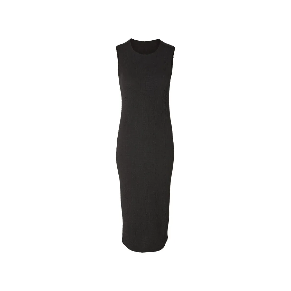 esmara® Damen Midikleid Spaghettikleid mit Knit-Struktur - B-Ware