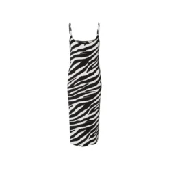 esmara® Damen Midikleid Spaghettikleid mit Knit-Struktur - B-Ware