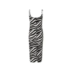 esmara® Damen Midikleid Spaghettikleid mit Knit-Struktur - B-Ware