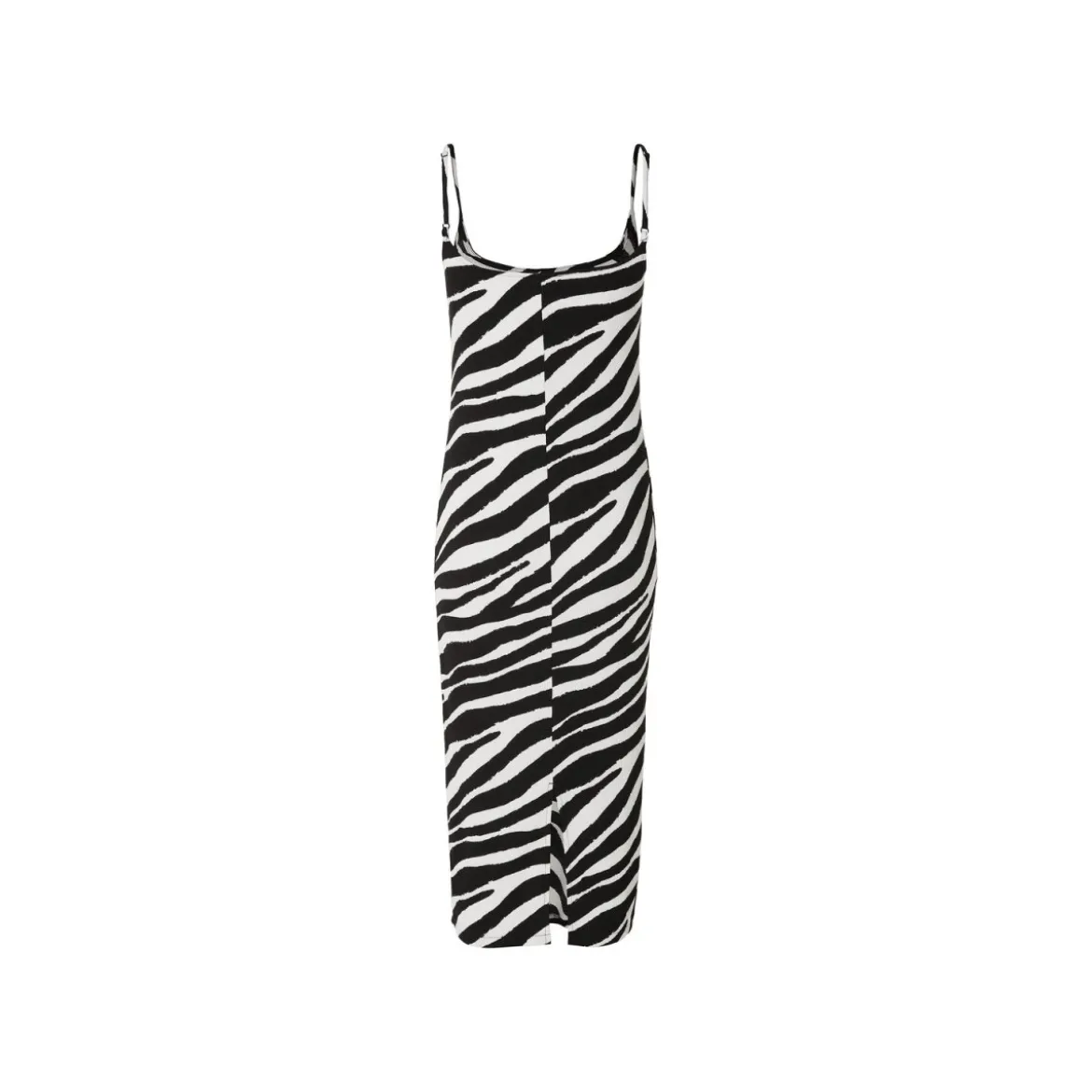 esmara® Damen Midikleid Spaghettikleid mit Knit-Struktur - B-Ware