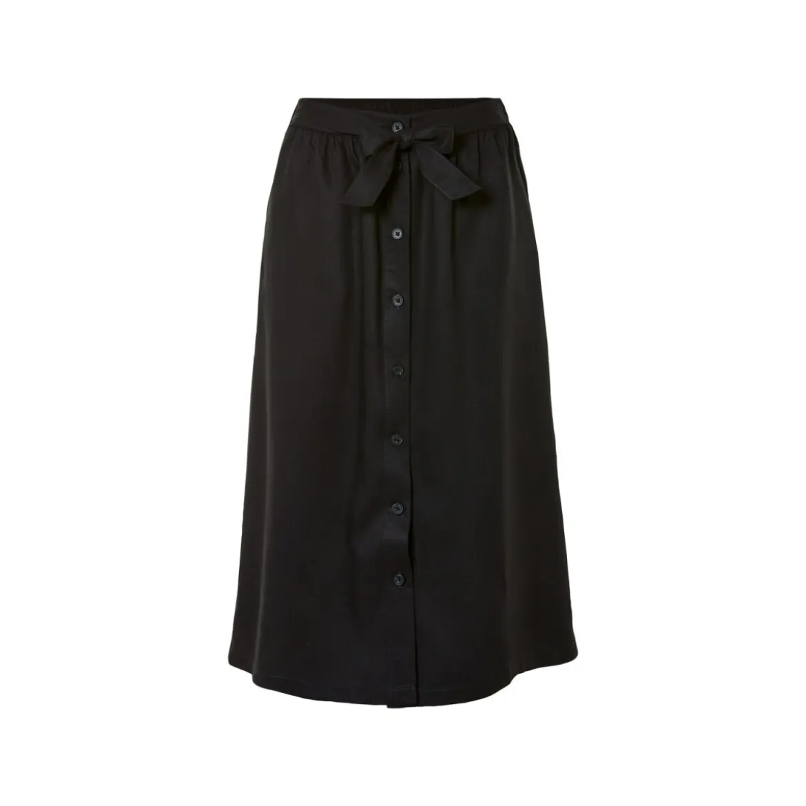 esmara® Damen Midirock, A-Linie (schwarz, 34) - B-Ware neuwertig