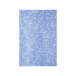 ESMARA® Damen Midi-Wickelrock, mit modischer Crinklestruktur (hellblau mit Blumen, S(36/38)) - B-Ware sehr gut