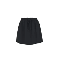 ESMARA® Damen Minirock mit Leinen (Schwarz, S (36/38)) - B-Ware neuwertig