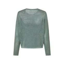 esmara® Damen Pullover, mit Leinen (Blau, L(44/46)) - B-Ware neuwertig