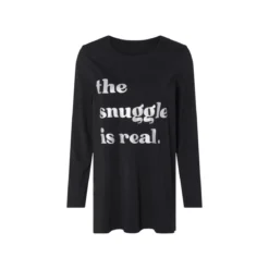 esmara® Damen Pyjama, angenehmer Tragekomfort (Schwarz, S(36/38)) - B-Ware neuwertig