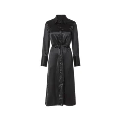 esmara® Damen Satin-Kleid, moderne Midi-Länge - B-Ware