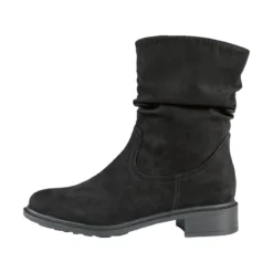 esmara® Damen Stiefeletten mit seitlichem Reißverschluss (schwarz, 36) - B-Ware neuwertig