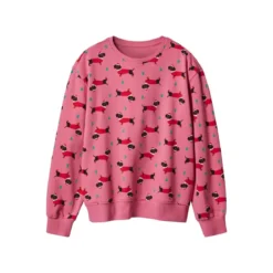 esmara® Damen Sweathoodie / Sweatpullover (Pink, XS(32/34)) - B-Ware neuwertig