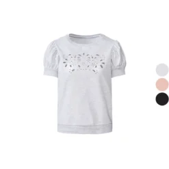 esmara® Damen Sweatshirt, mit modischer Lochstickerei - B-Ware