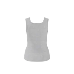 esmara® Damen-Tops, gerippt, 2 Stück, M, grün/grau - B-Ware neuwertig