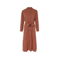 esmara® Damen Tunikakleid mit Seitenschlitzen (terracotta, 34) - B-Ware neuwertig