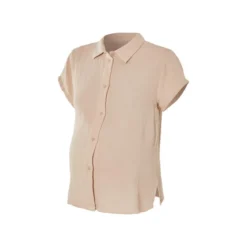 esmara® Damen Umstandsbluse, aus angenehm weichem Musselin (Beige, S(36/38)) - B-Ware neuwertig
