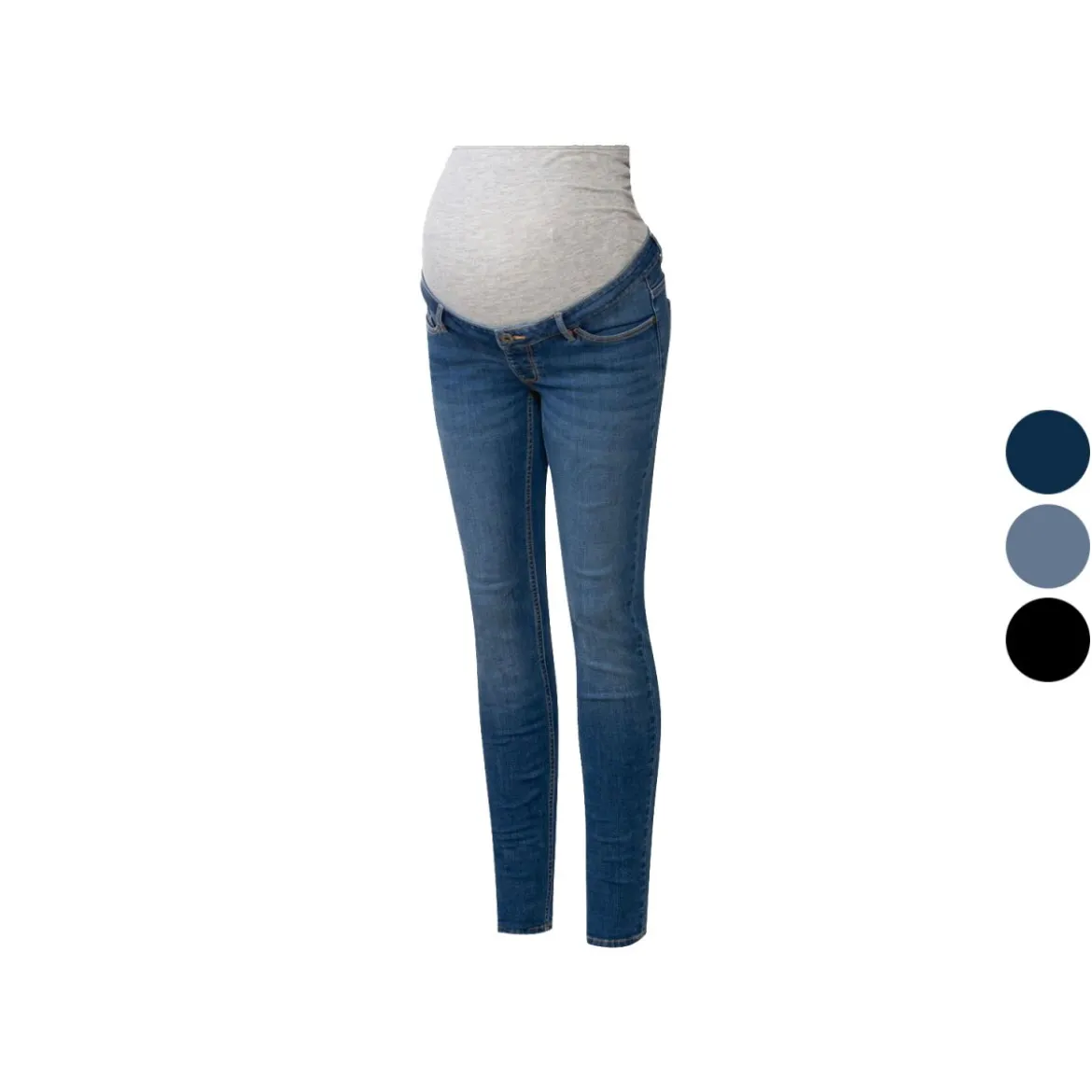 esmara® Damen Umstandsjeans, Skinny Fit, hoher Baumwollanteil - B-Ware