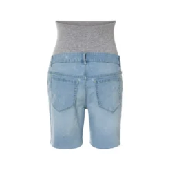 esmara® Damen Umstands-Jeansshorts mit hohem Baumwollanteil (hellblau, 34) - B-Ware neuwertig