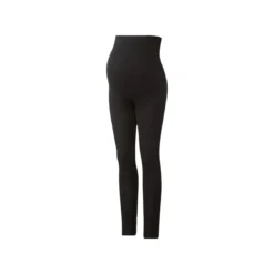 esmara® Damen Umstandsleggings, 2 Stück, mit Bio-Baumwolle (schwarz, XS(32/34)) - B-Ware neuwertig
