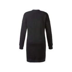 esmara® Damen Umstands-Sweatkleid, leger geschnitten (schwarz, XS (32/34)) - B-Ware neuwertig