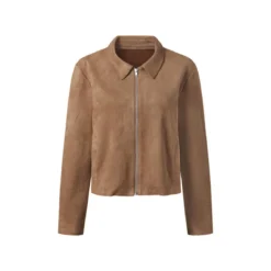 esmara® Damen Velours-Blouson, mit recyceltem Material - B-Ware